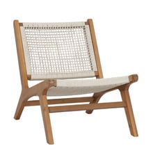 Harbour Acacia Wood Outdoor Lounge Chair